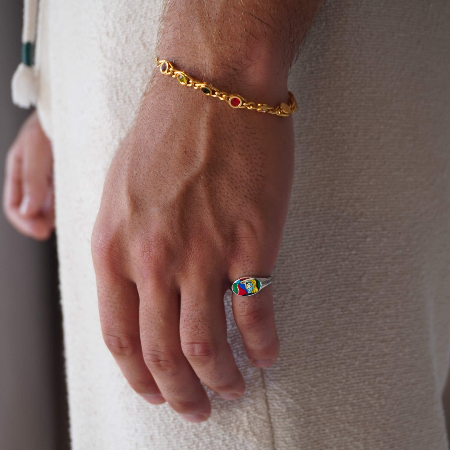 Cubist Statement Ring