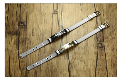 Faith-Expressive Adjustable Cross Bracelet