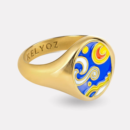 Galaxy-Glow Ring