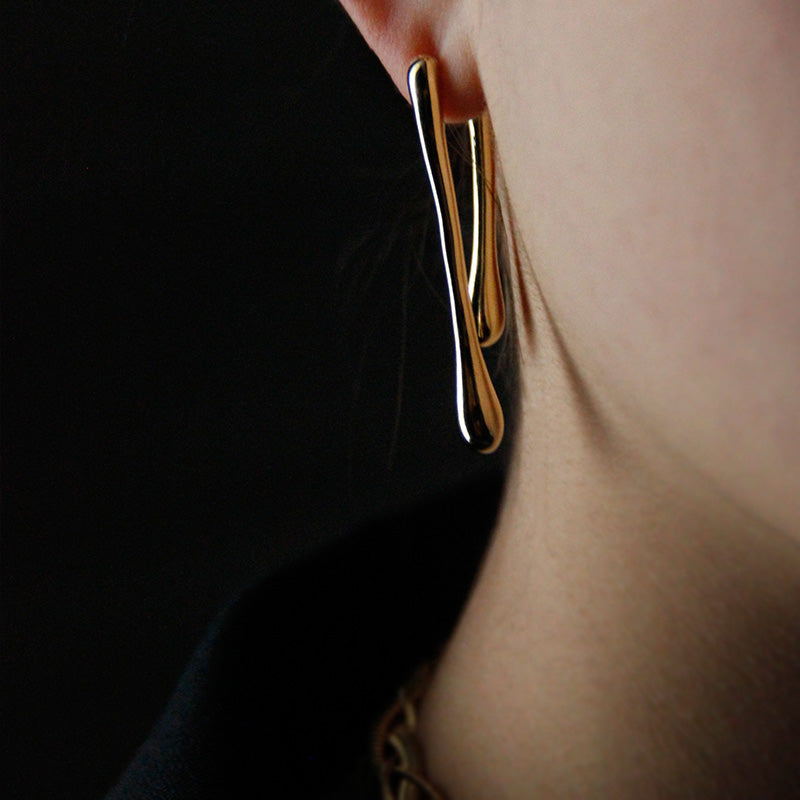 Geometric Drop Earrings